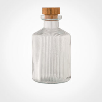 بطری آب درب چوبی