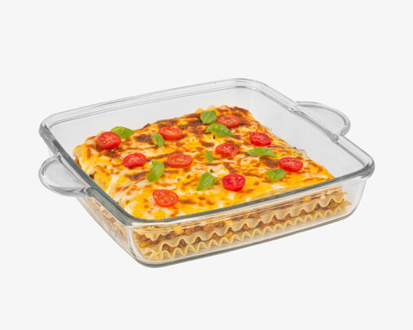 تابه چهارگوش شیشه ای